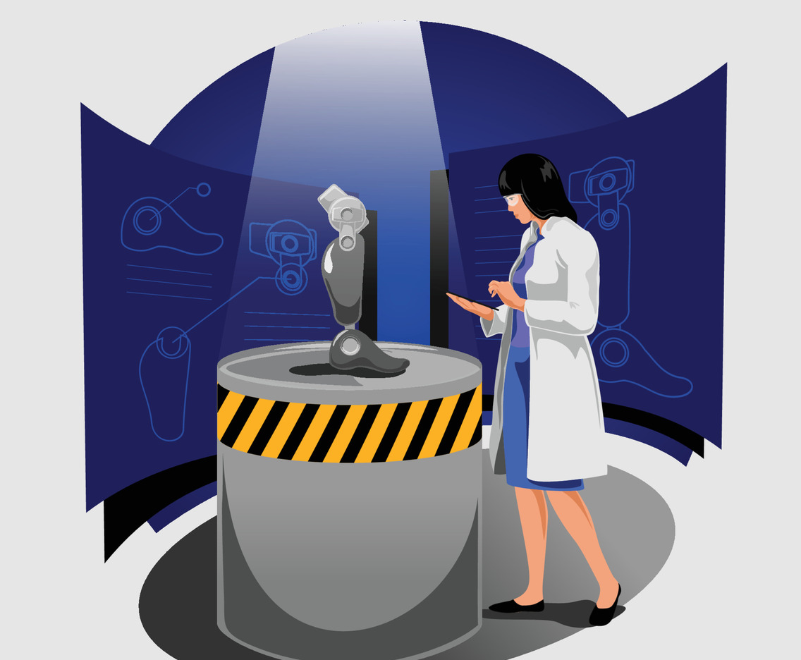 Robotic Woman Engineer