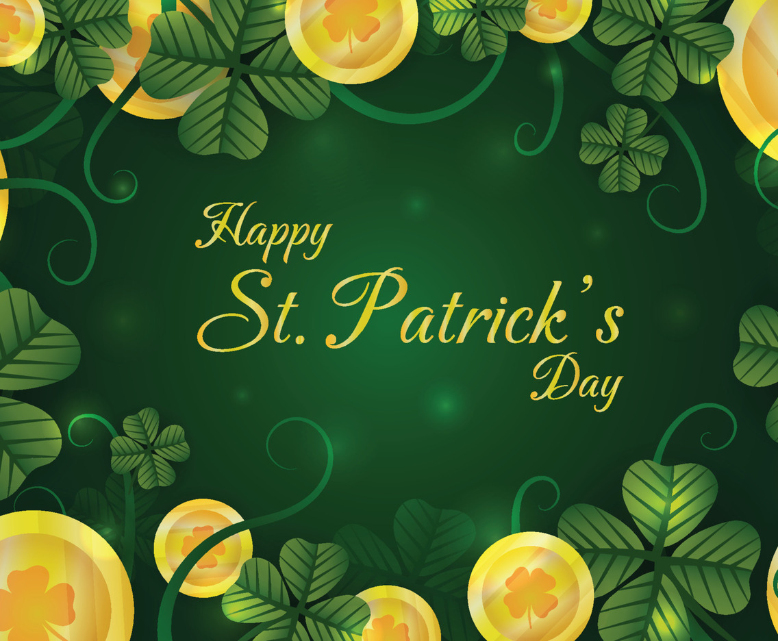 Happy St. Patrick's Day Background Template