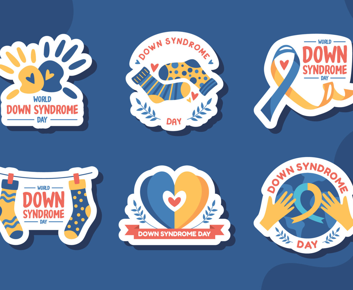 World Down Syndrome Day Sticker Set