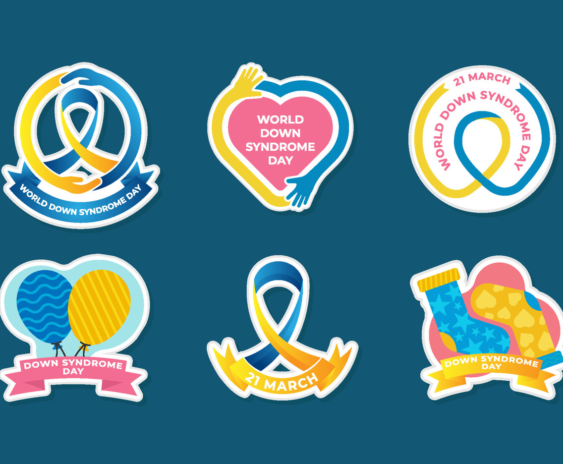 World Down Syndrome Day Sticker Set
