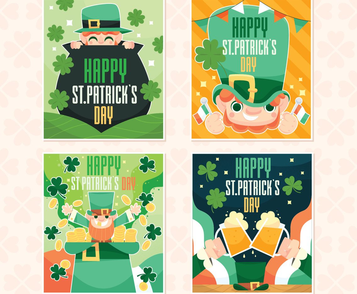 Happy St.Patrick's Day Social Media Posts