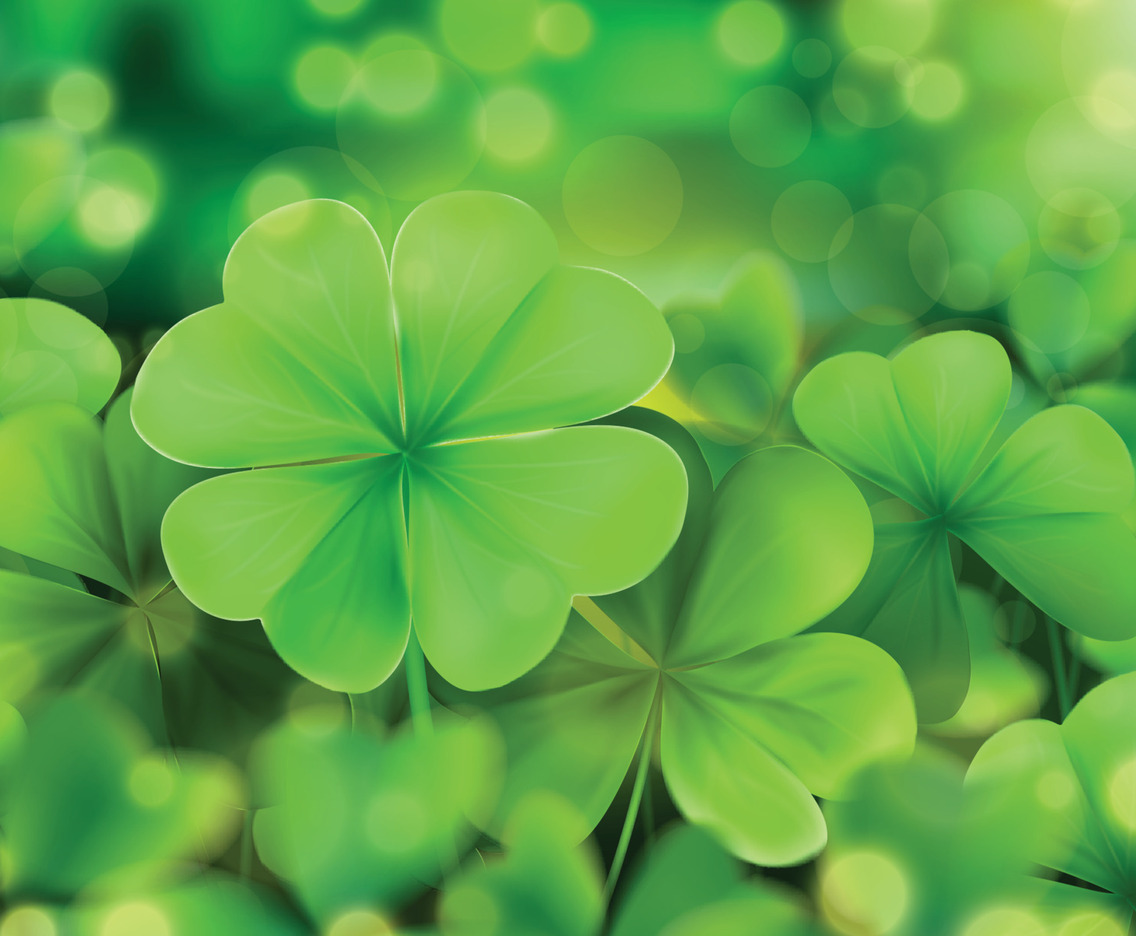 Realistic Shamrock Clover Garden Concept