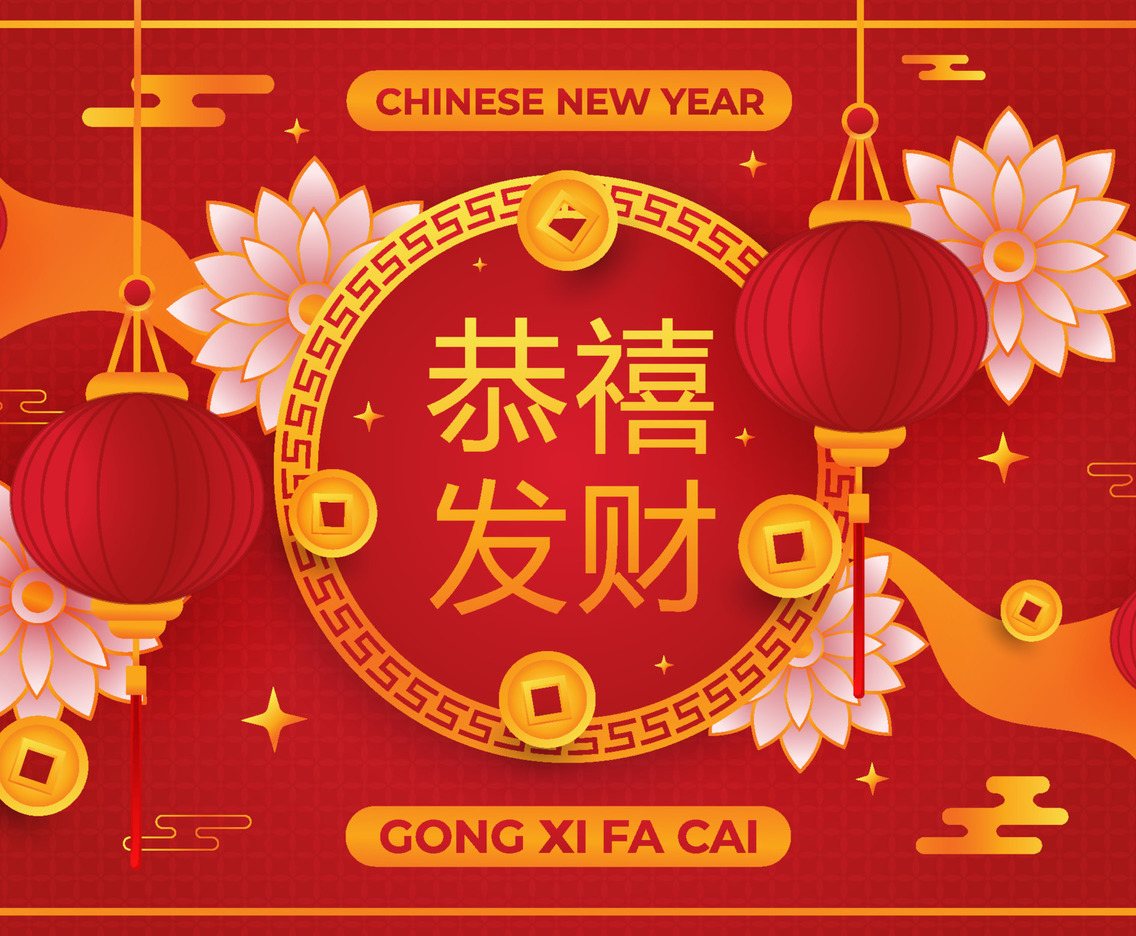 Background of Chinese New Year Gong Xi Fa Cai