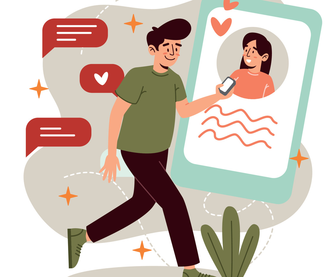 Online Dating Concept