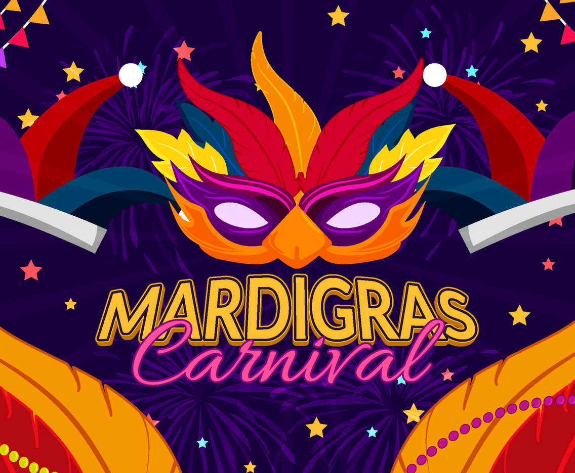 Mardi Gras Carnival Background