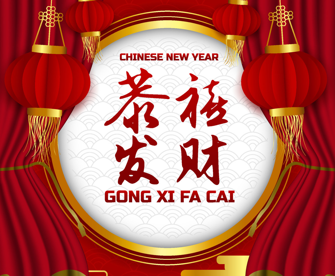 Gong Xi Fa Cai of Chinese New Year Background