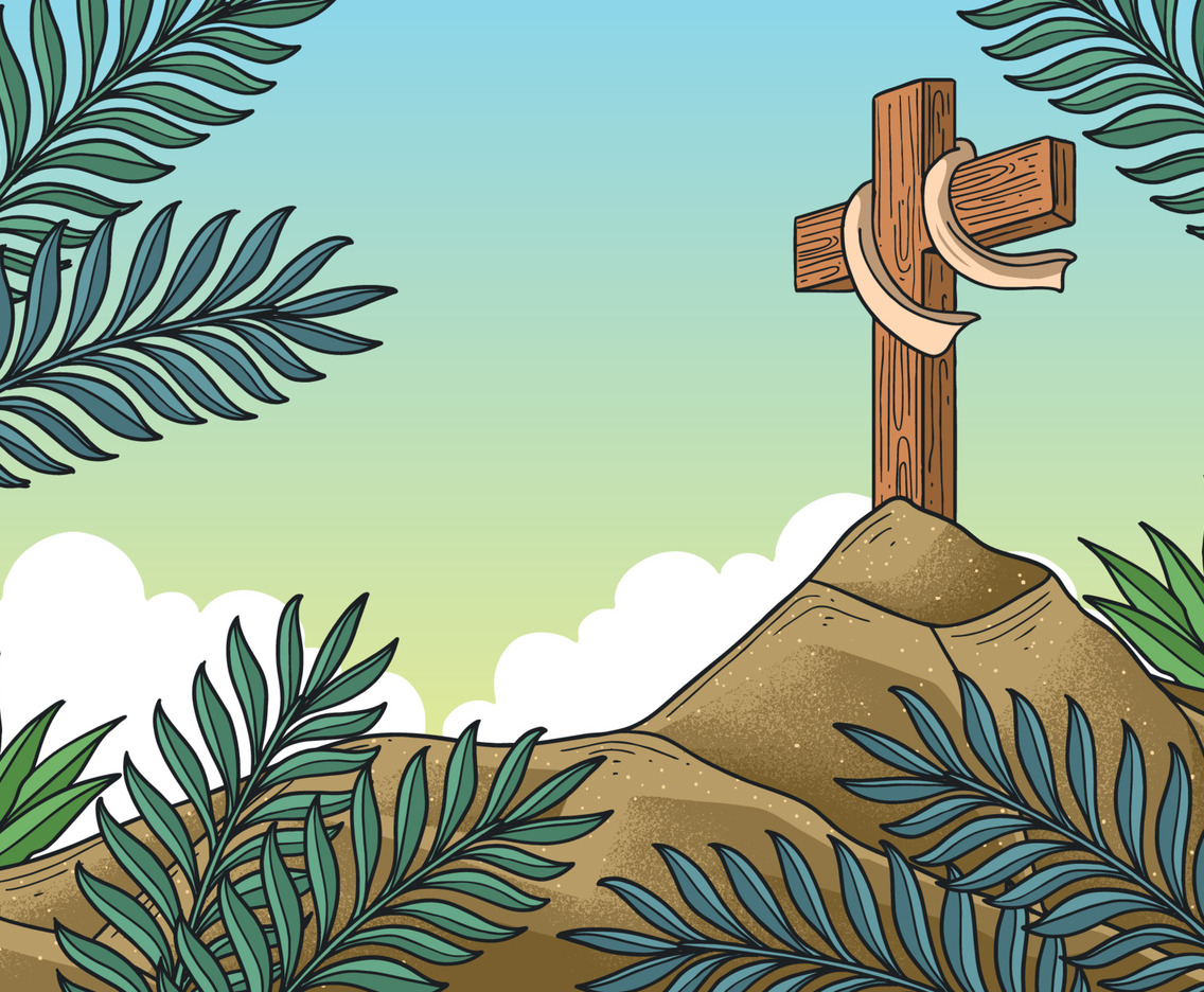 Beautiful Palm Sunday Concept