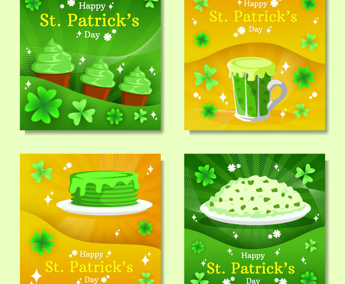 St Patrick's Day Food Social Media Post