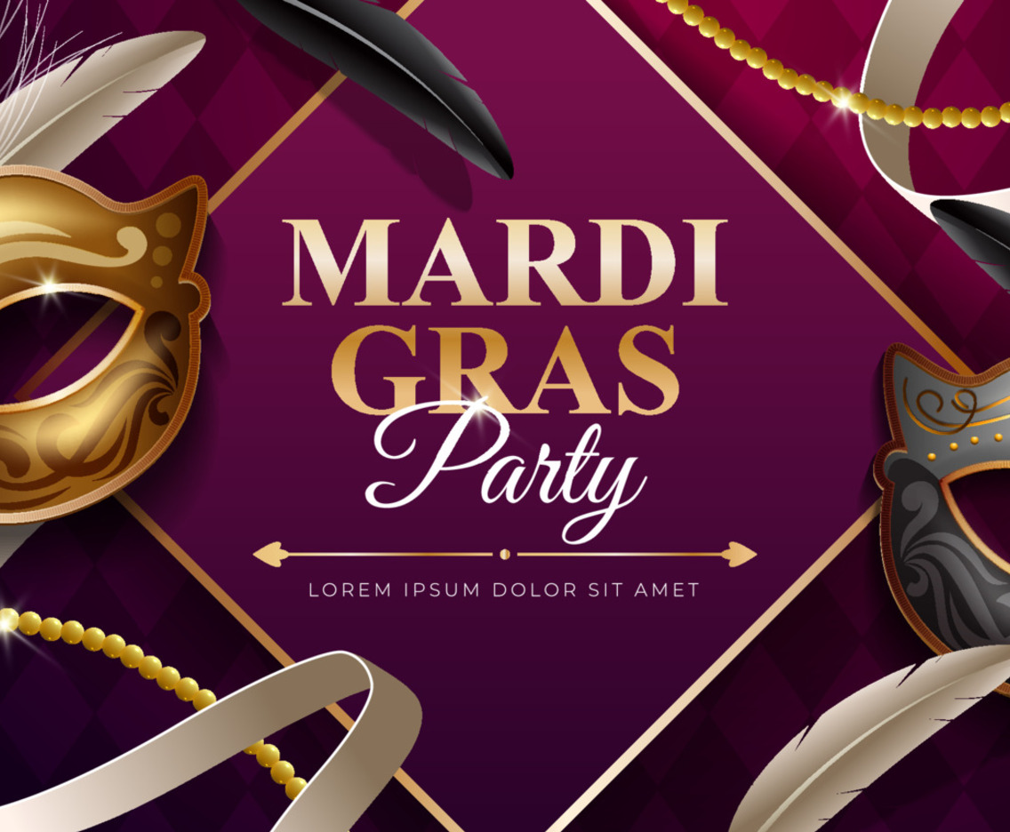 Mardi Gras Party Background