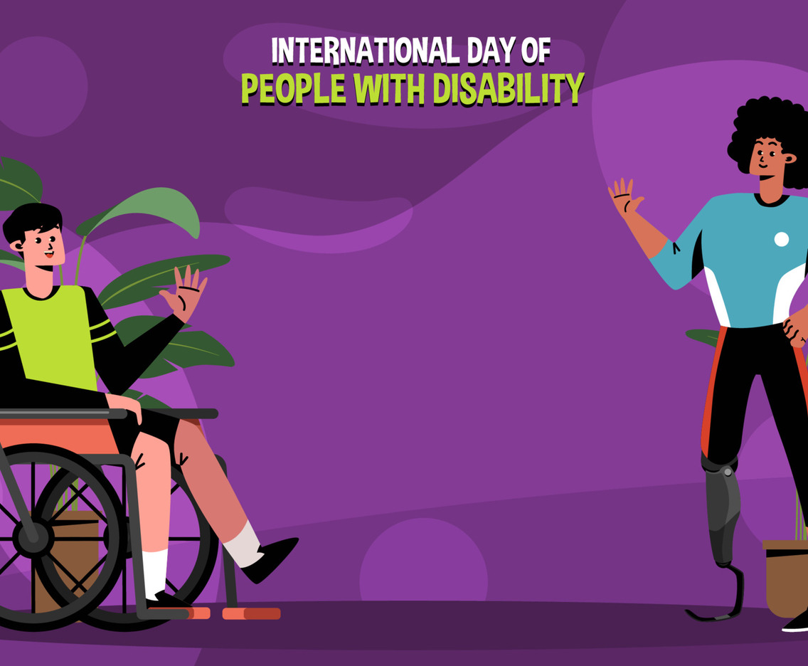 People With Disability Day Background