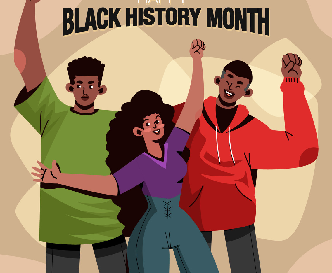 African Decendants Celebrating Black History Month