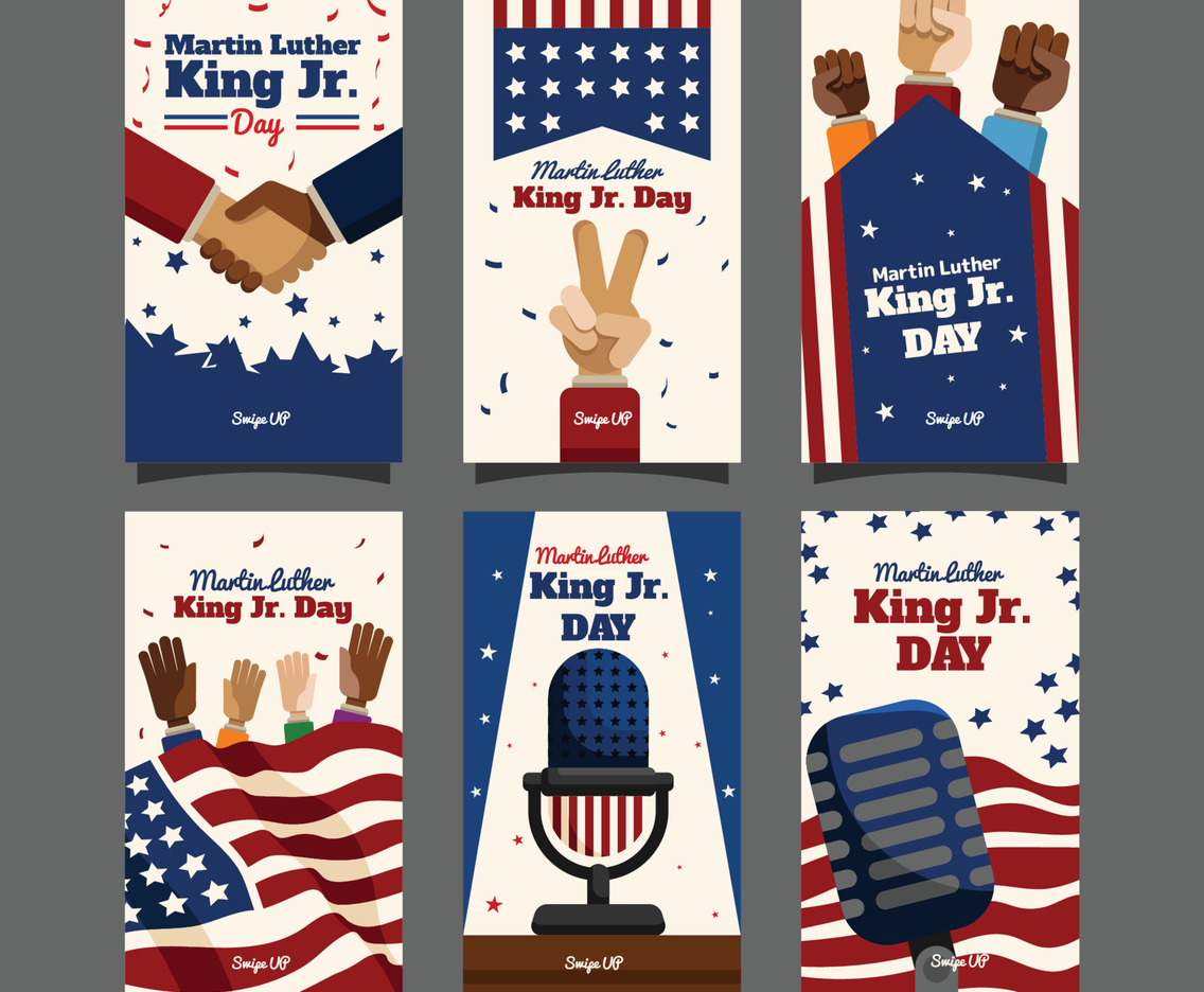 Martin Luther King Day Social Media Template