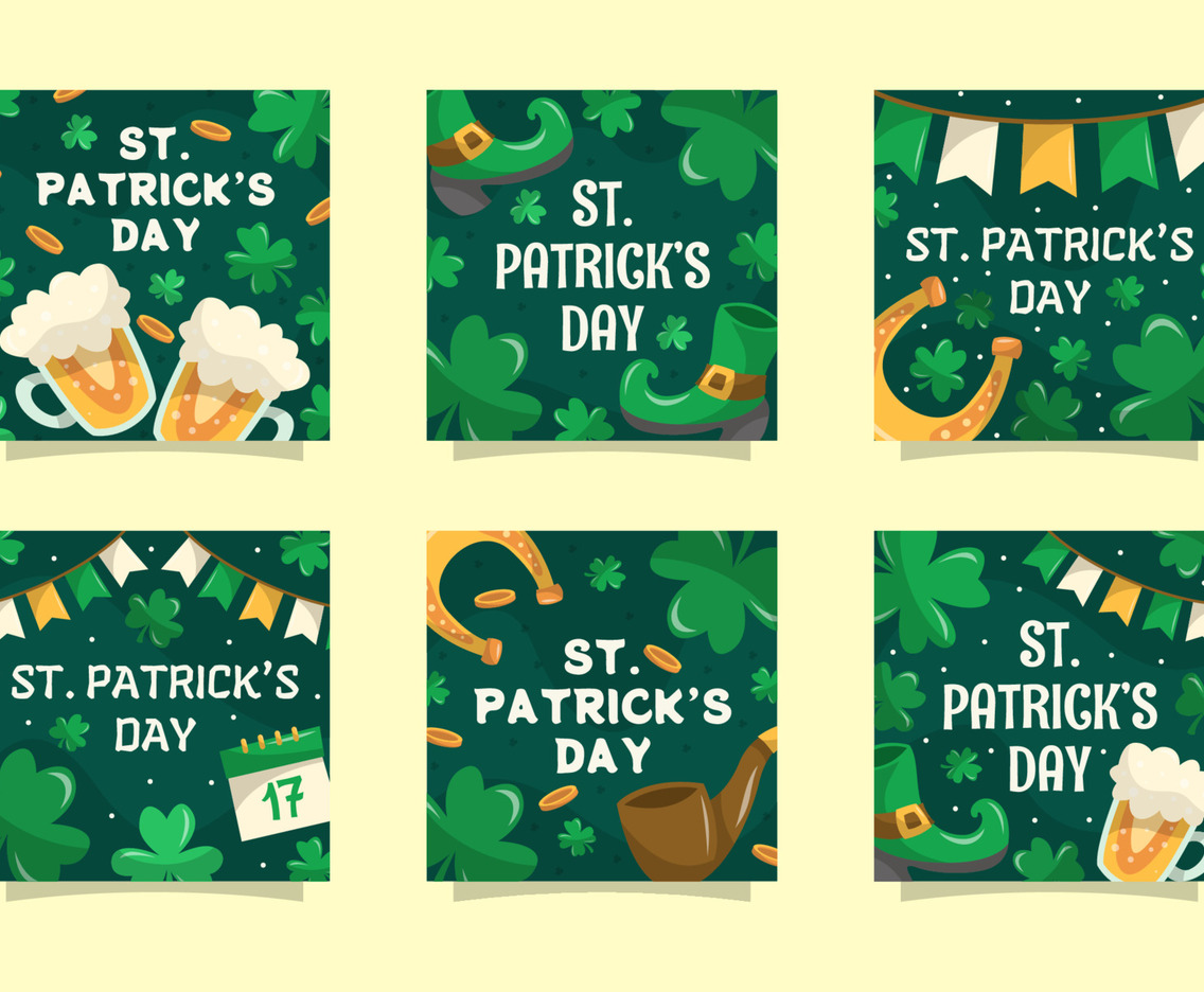 St Patricks Day Celebration Social Media Posts