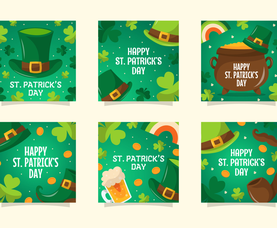 Happy St. Patrick's Day Celebration Social Media Post