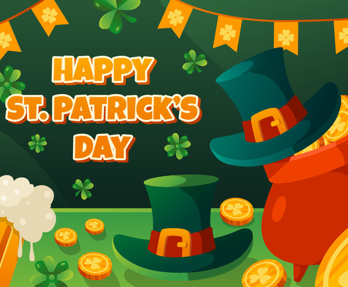 St Patrick's Day Celebration Background