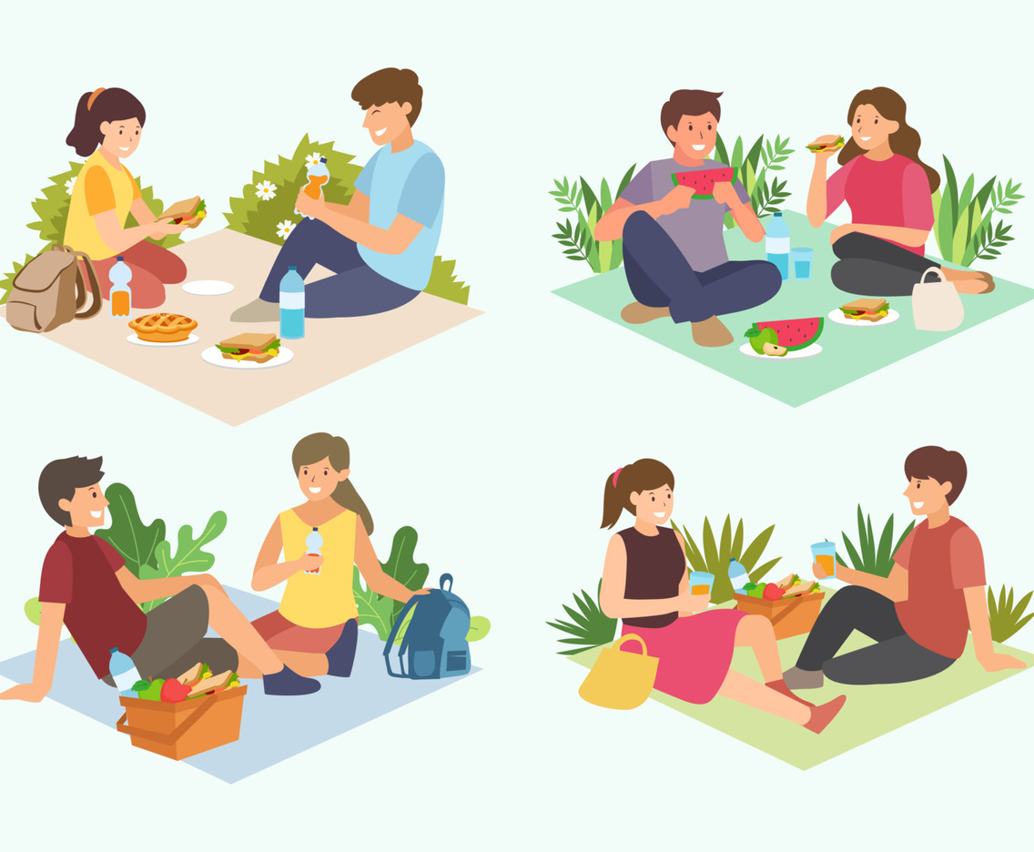 Characters Picnic Set