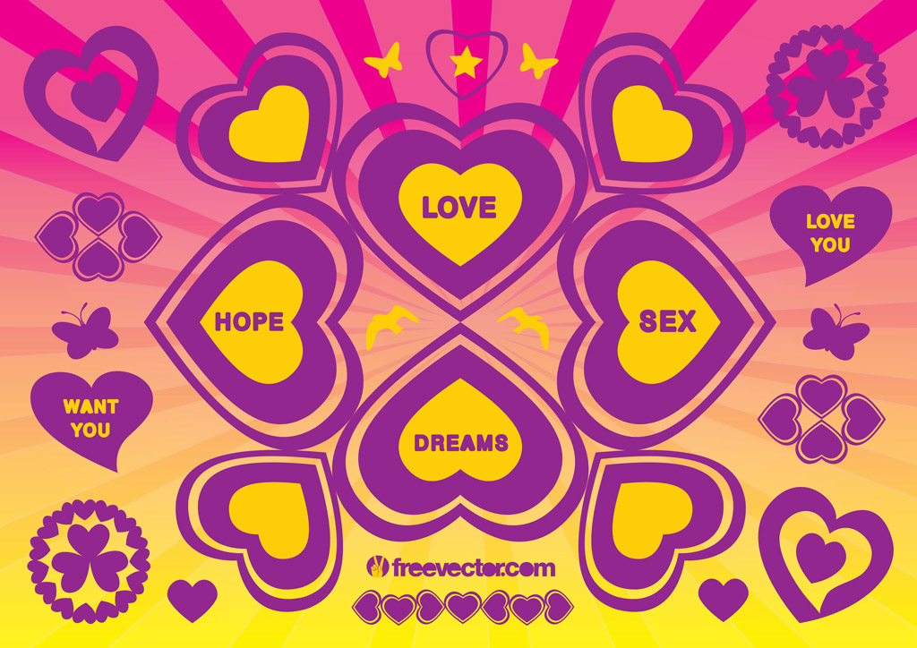 Love Hope Sex Dreams Vector