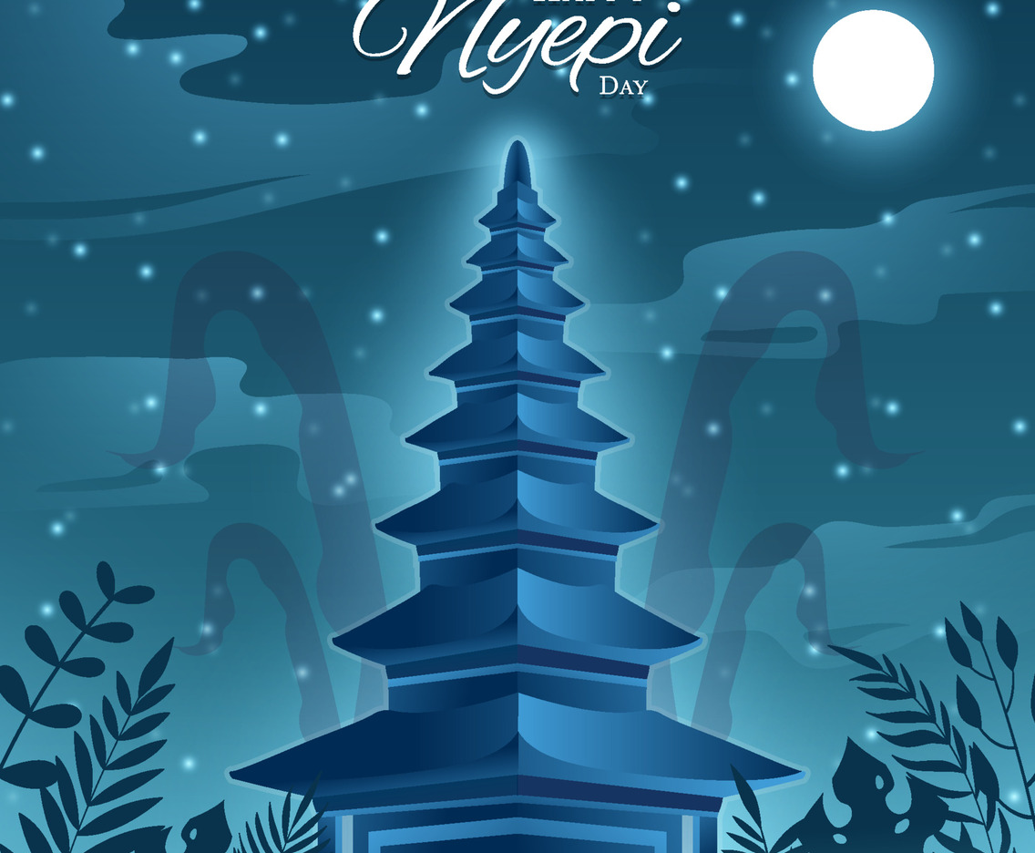 Nyepi Day of Silence Concept