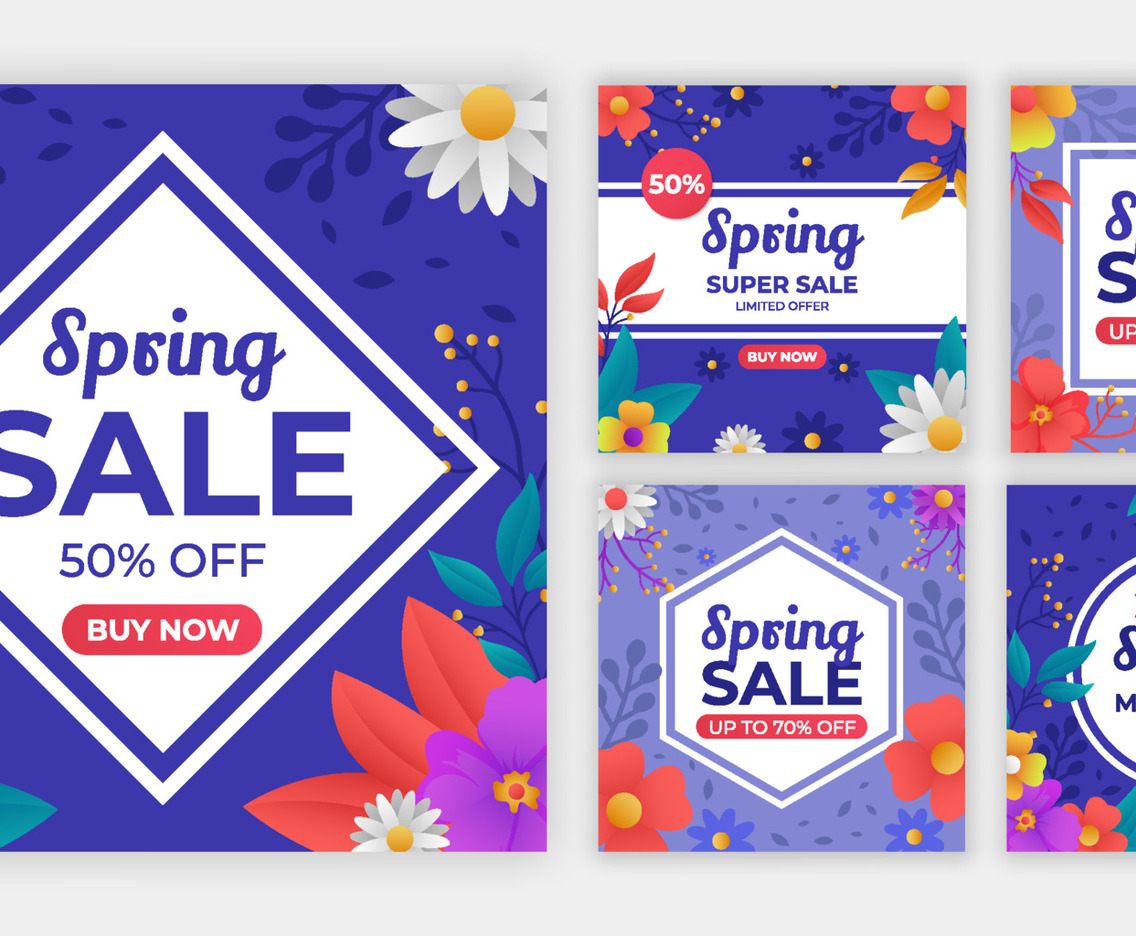 Spring Sale Social Media Template
