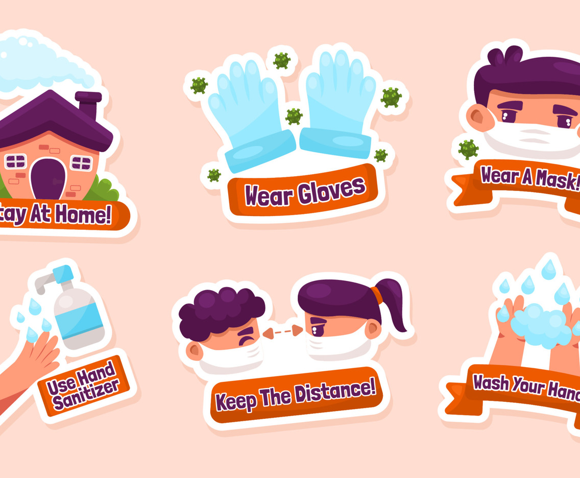 Protocol New Normal Stickers