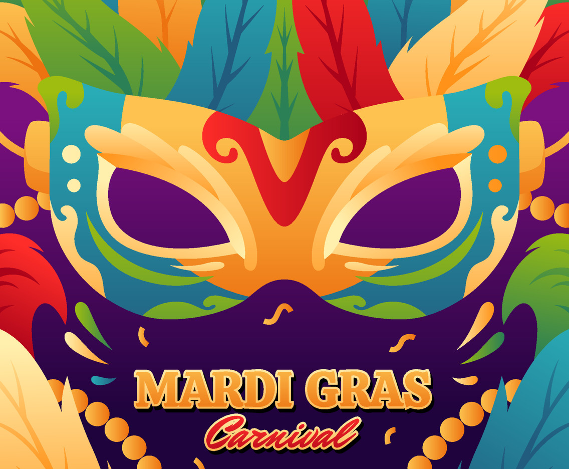 Celebrating Mardi Gras Carnival Concept