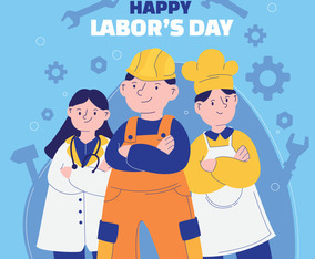 Happy Labor's Day Concept