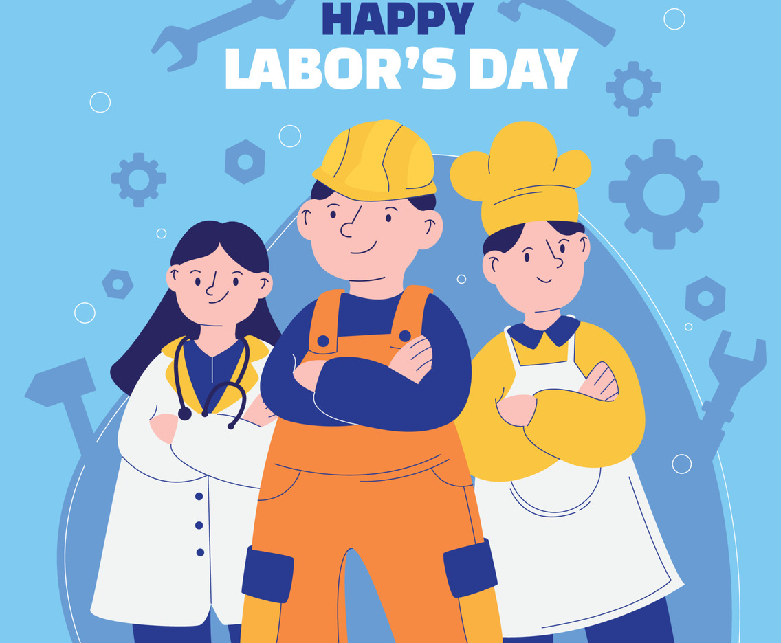 Happy Labor's Day Concept