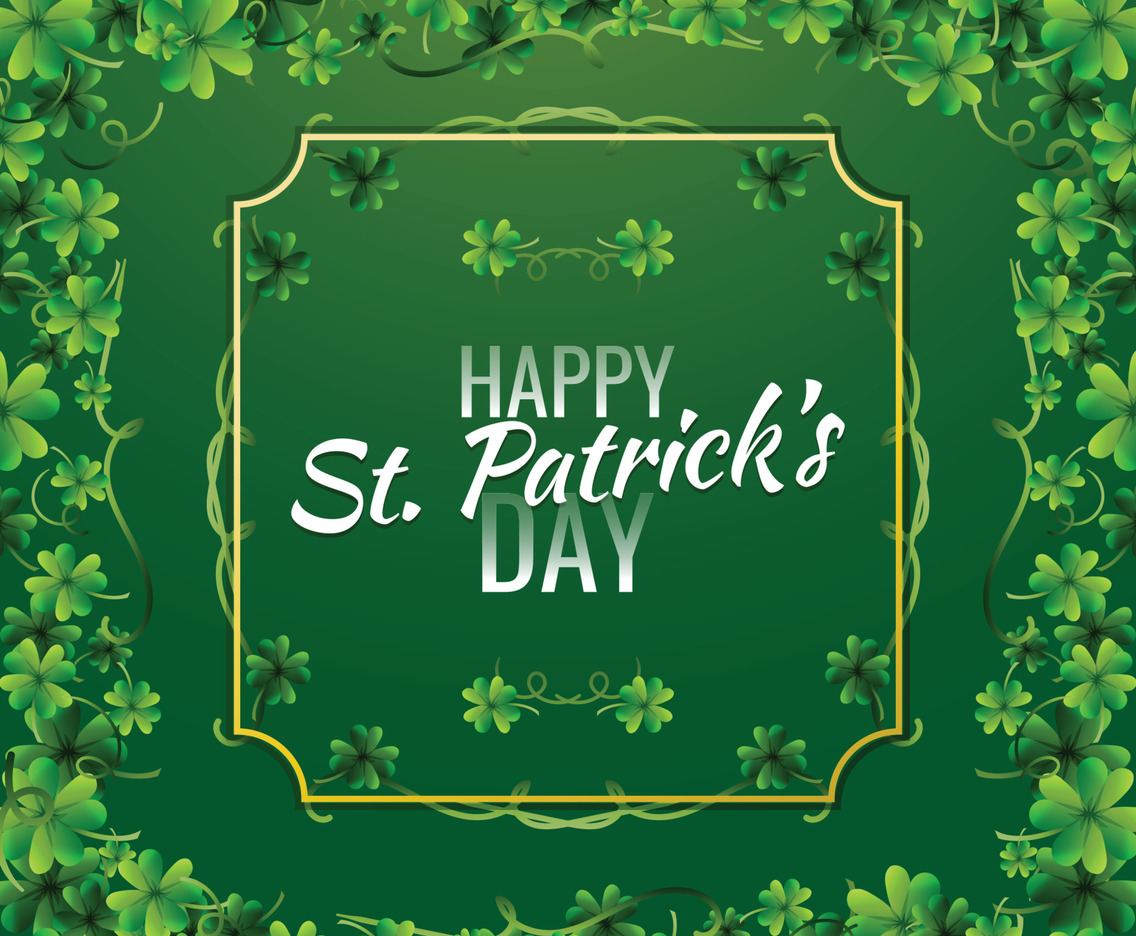 Shamrock Background for St Patricks Day