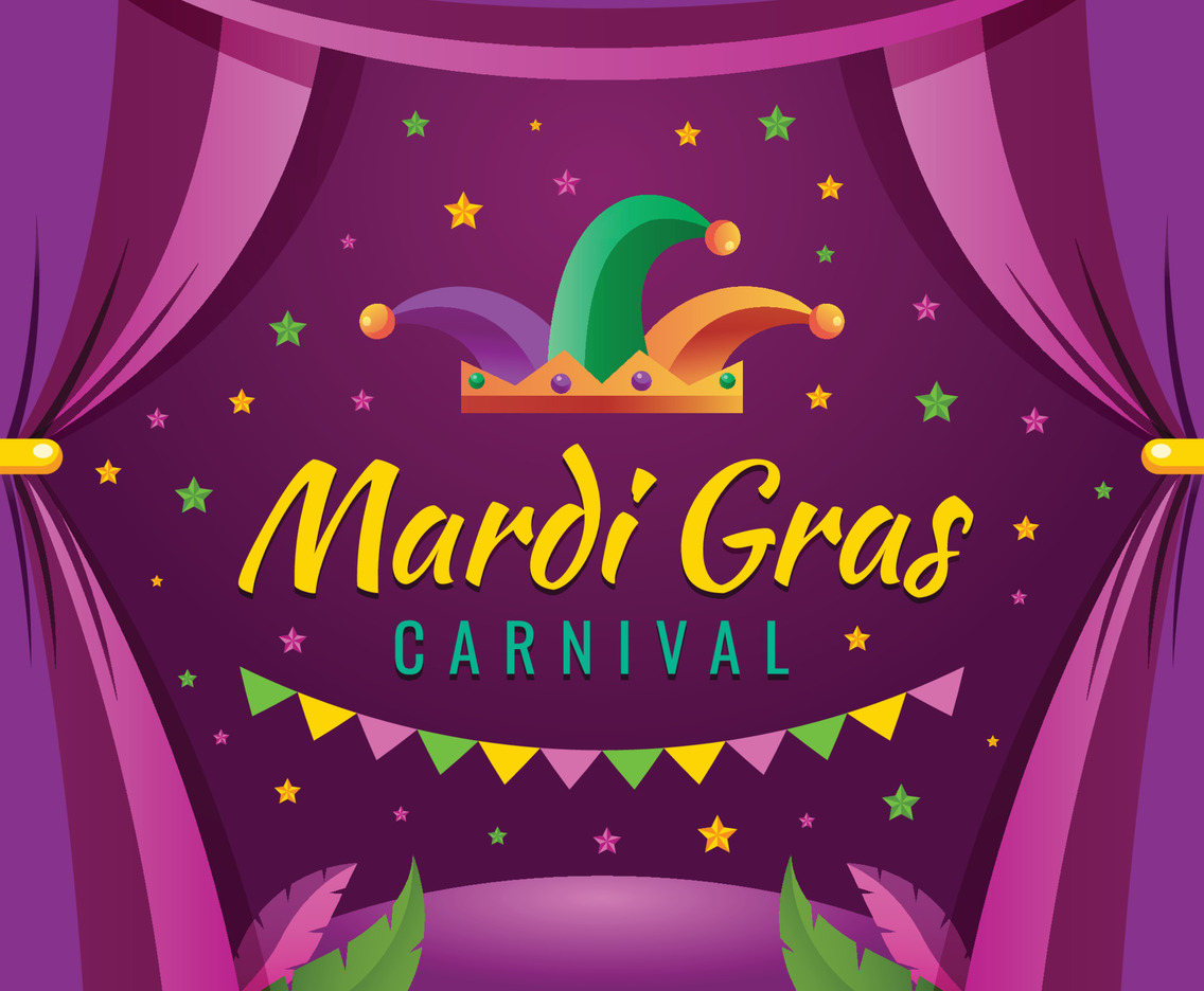 Mardi Gras Carnival Background