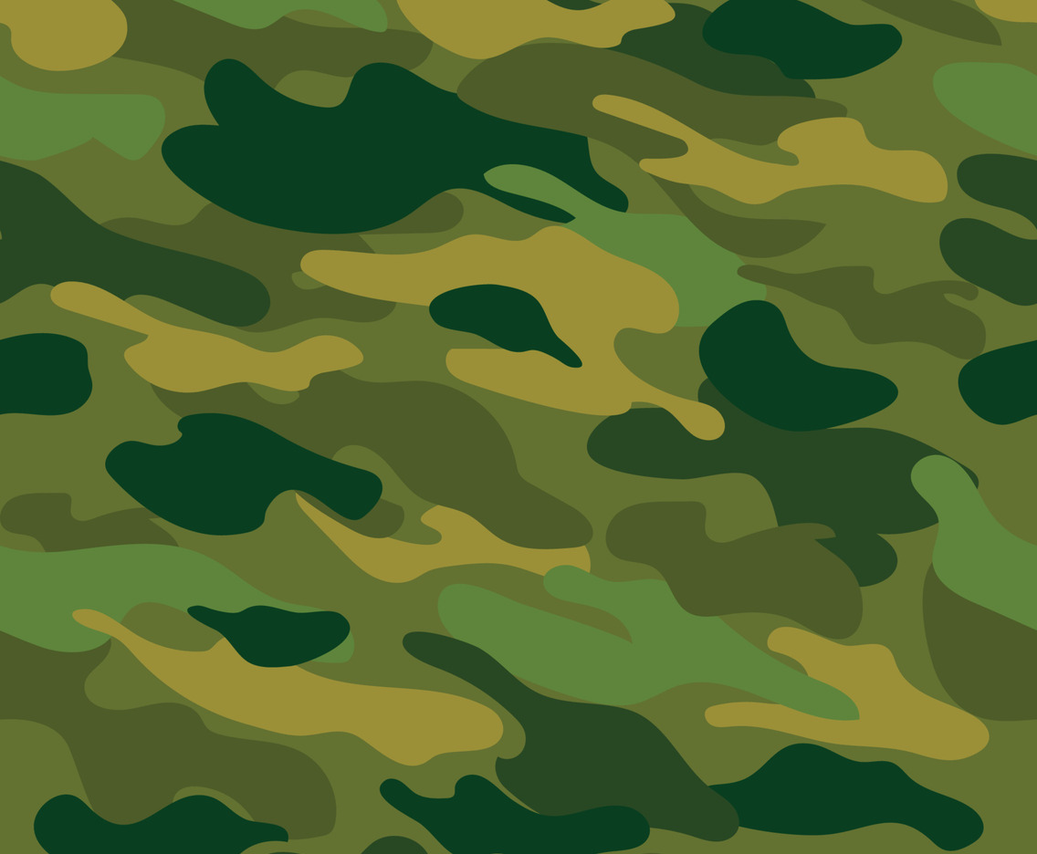 Army Seamless Pattern with Camouflage