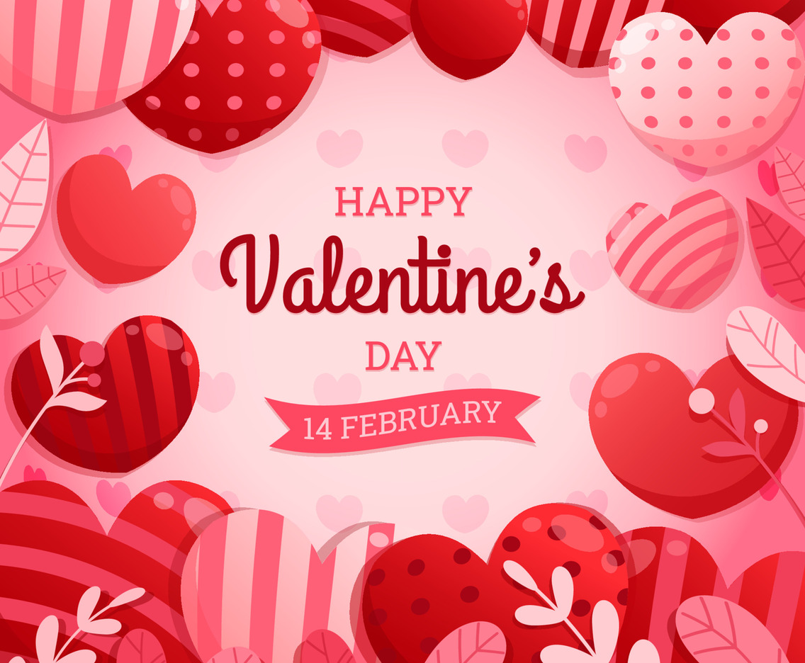 Blooming Heart On Valentines Day