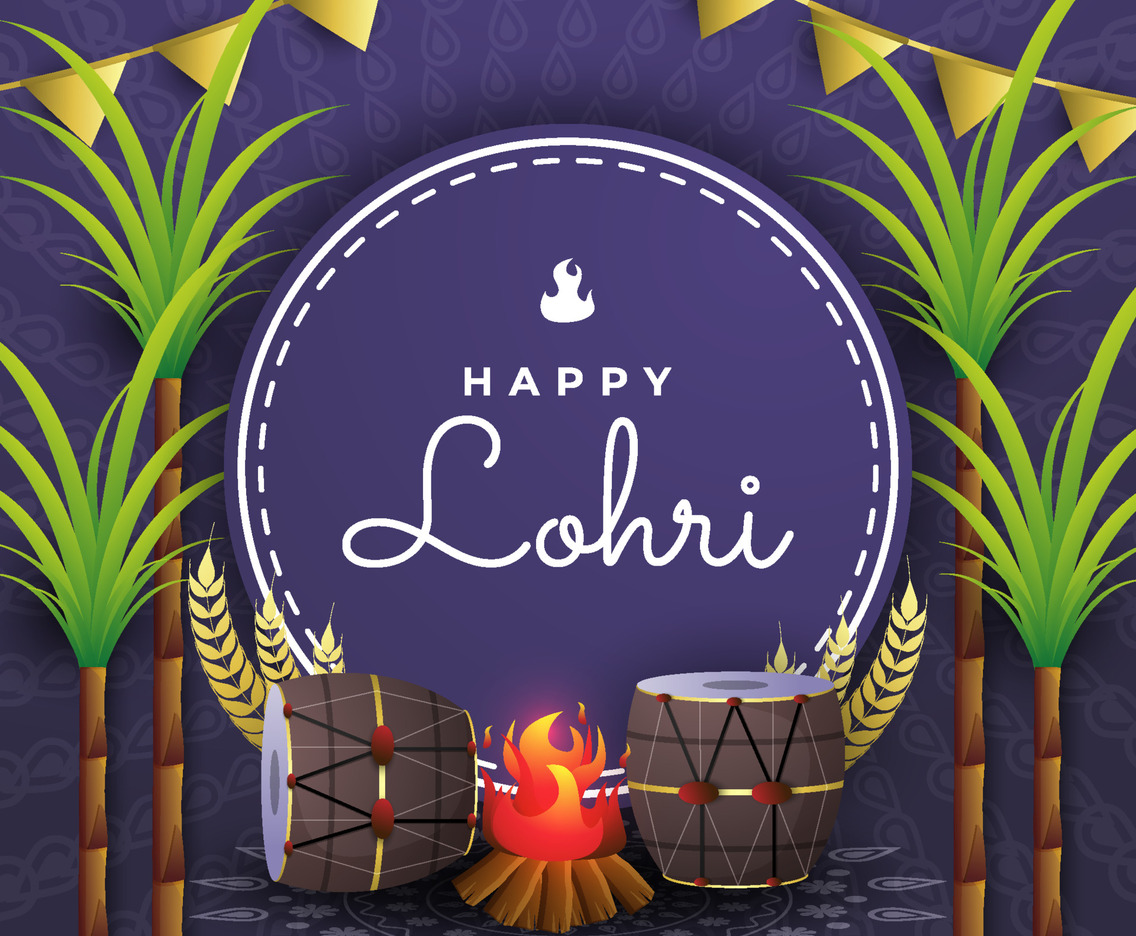 Happy Lohri Background