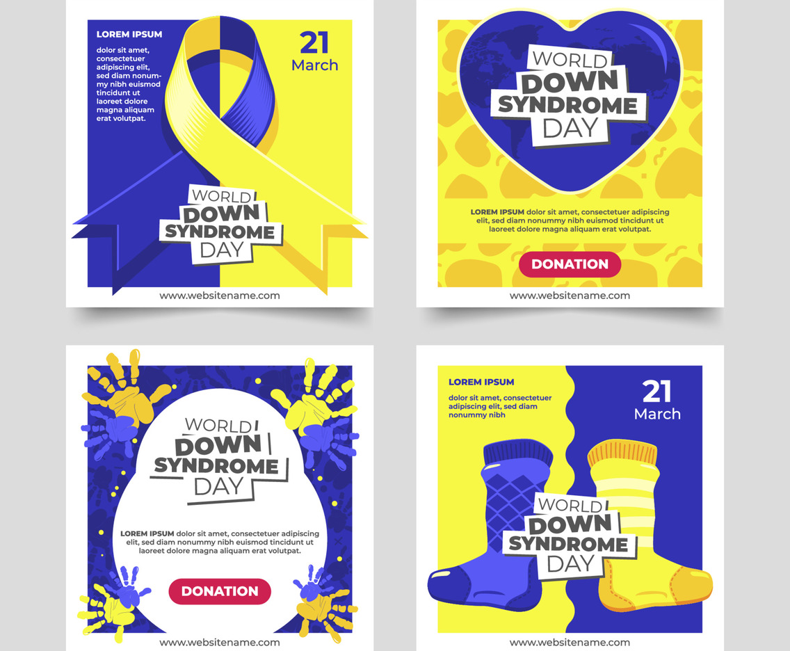 World Down Syndrome Day Social Media Templates