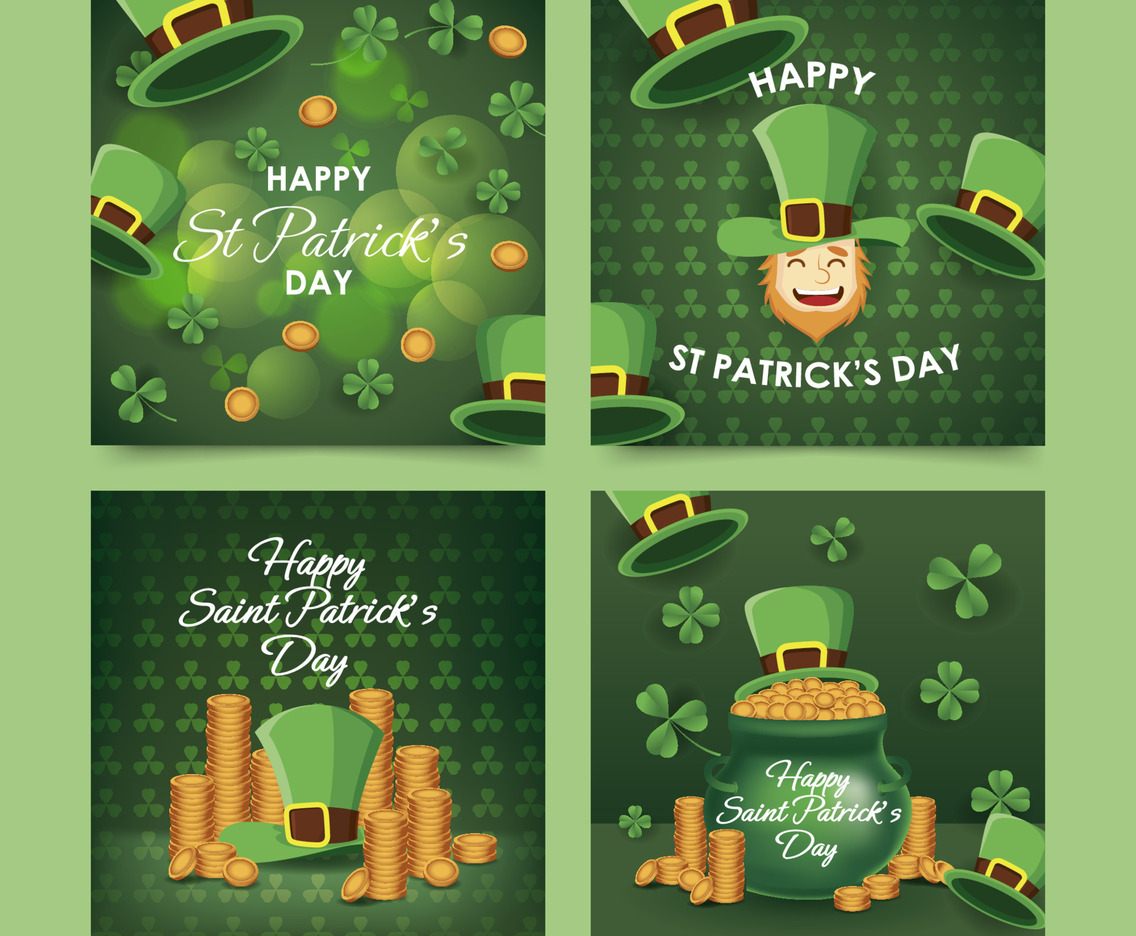 Saint Patrick Social Media Post Template