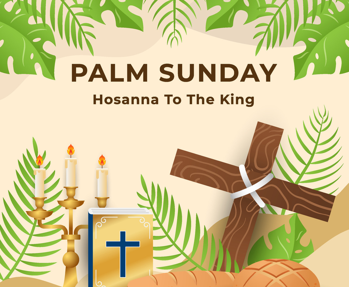 Palm Sunday Celebration Background