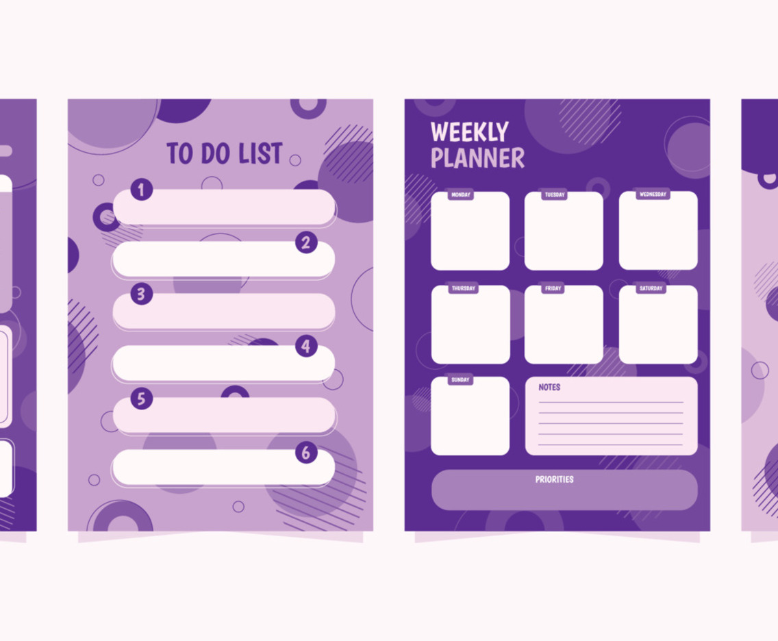 Abstract Monochrome Journal Template