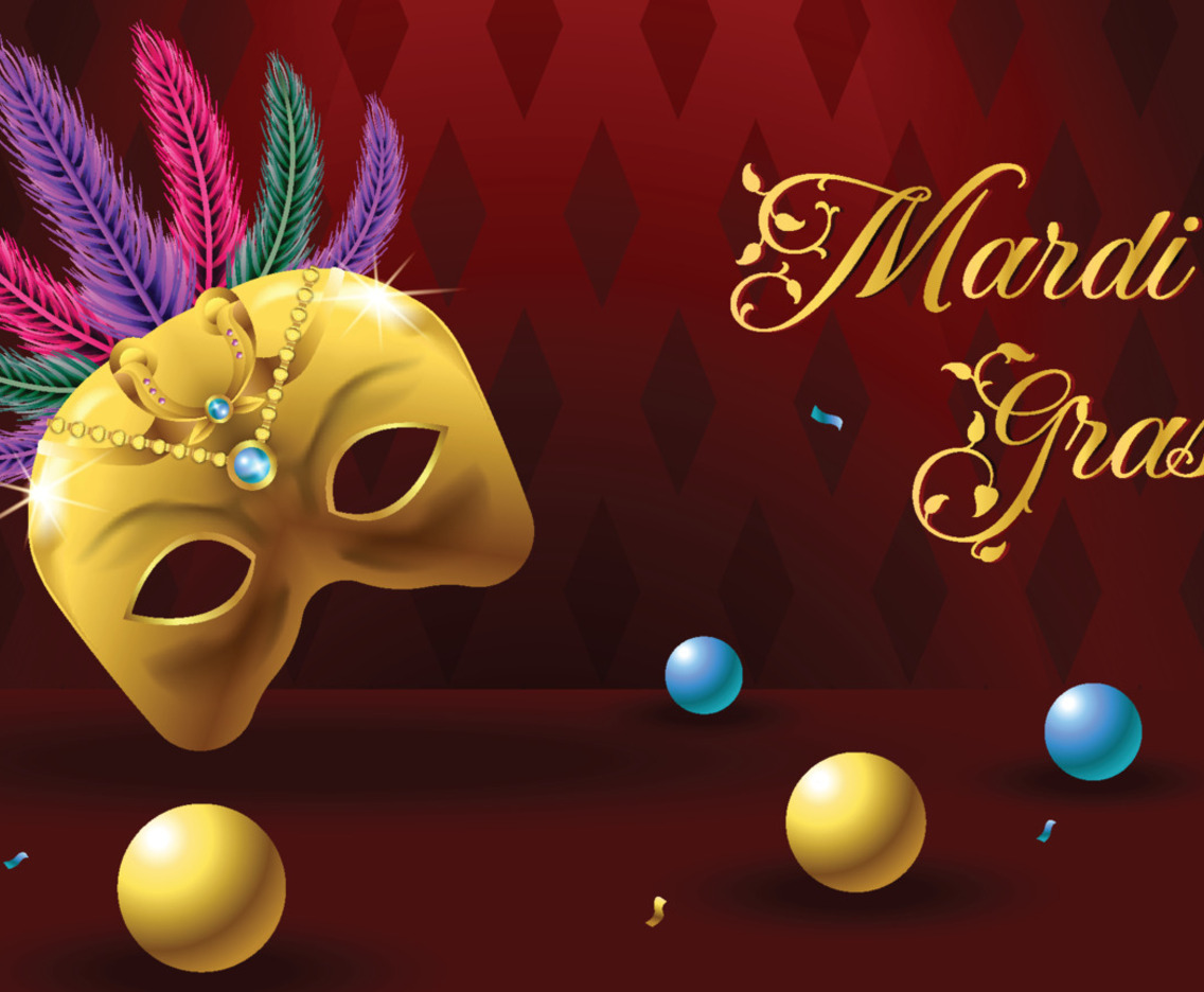 Mardi Gras Simple Background
