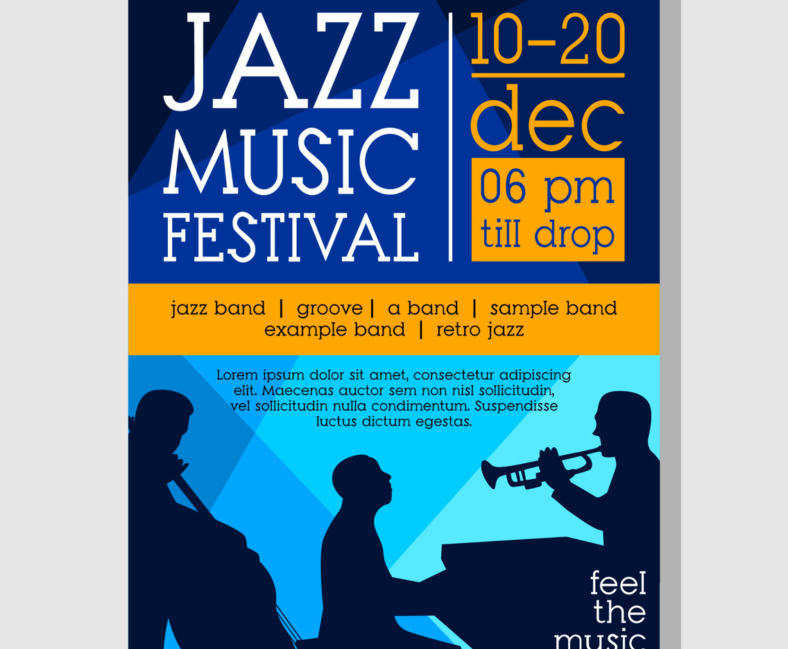 Jazz Music Festival Poster Concept