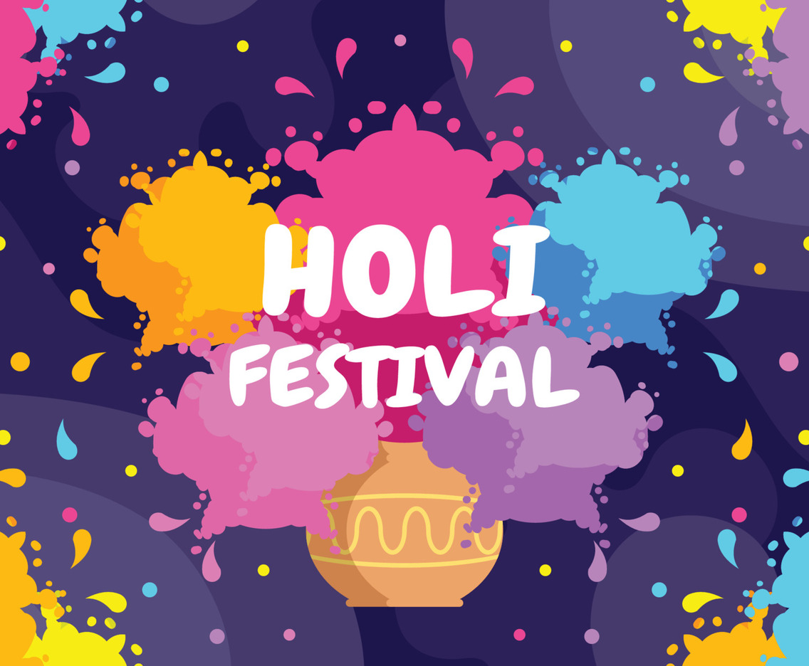 Holi Festival Background