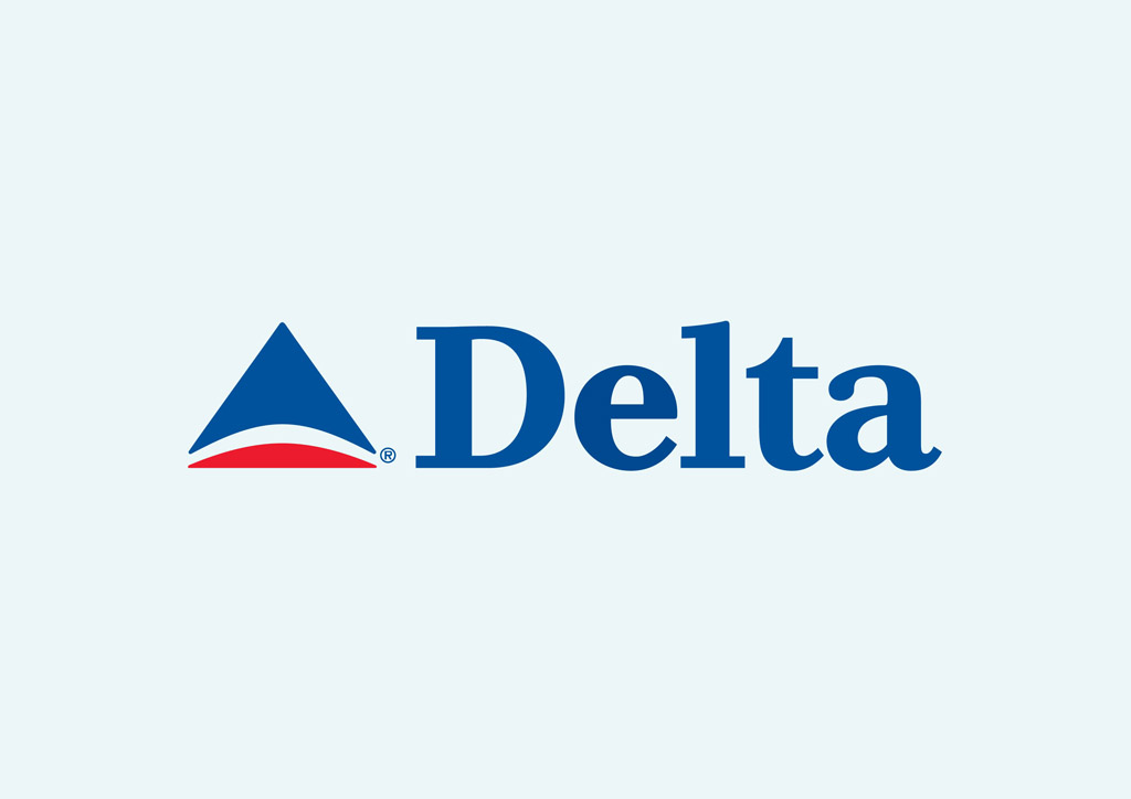 Delta Air Lines Vector Logo Vector Art Graphics Freevector Com