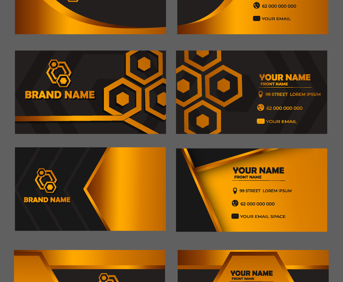 Set of Business Card