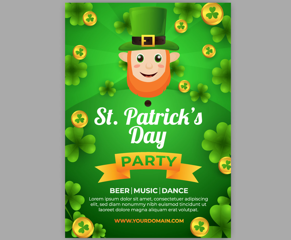 St Patrick's Day Poster Template