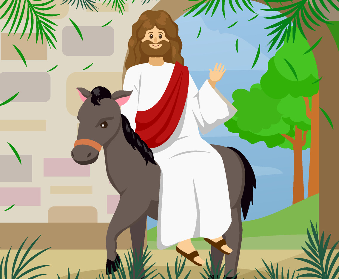Palm Sunday Concept