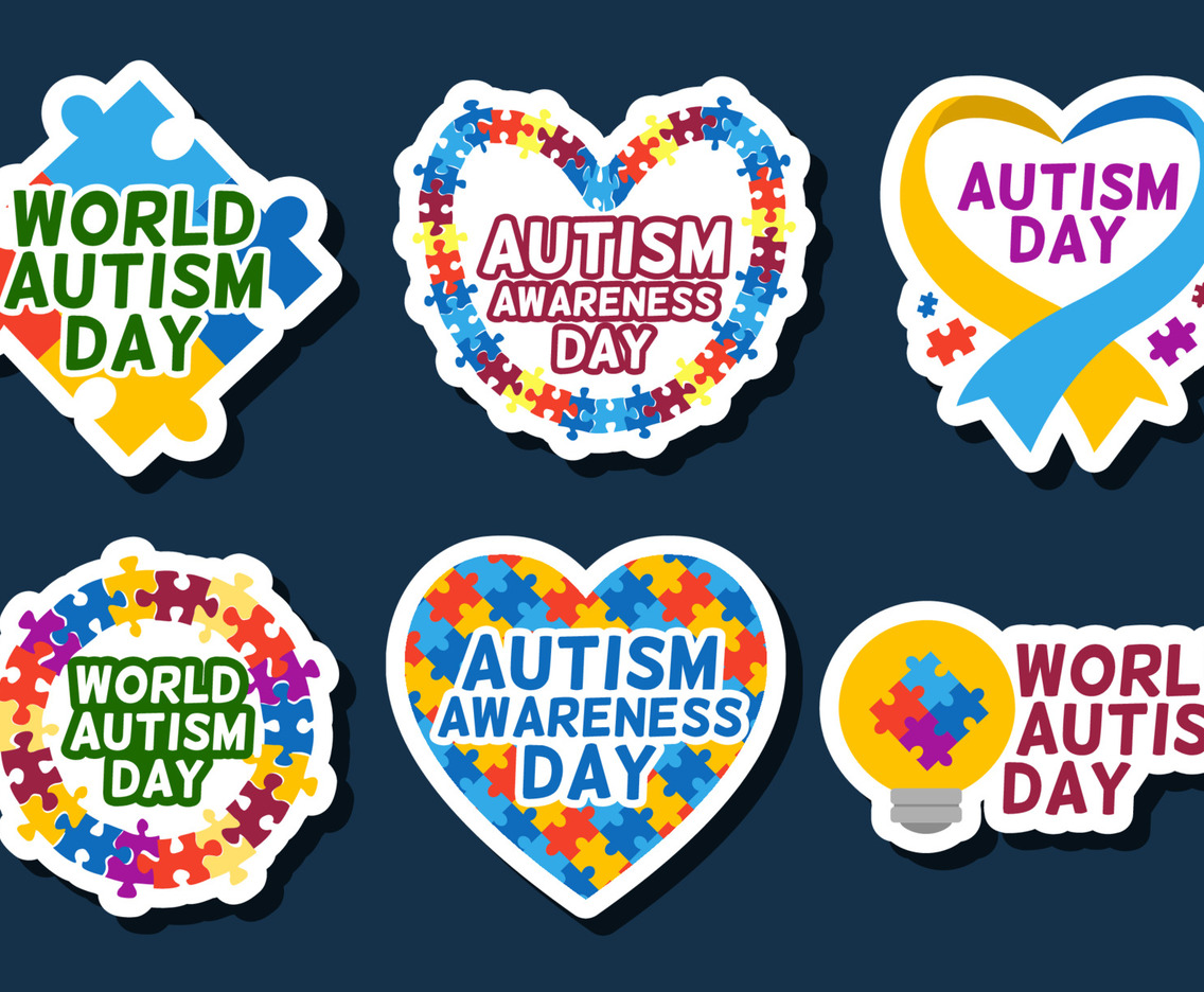 World Autism Day Sticker Set