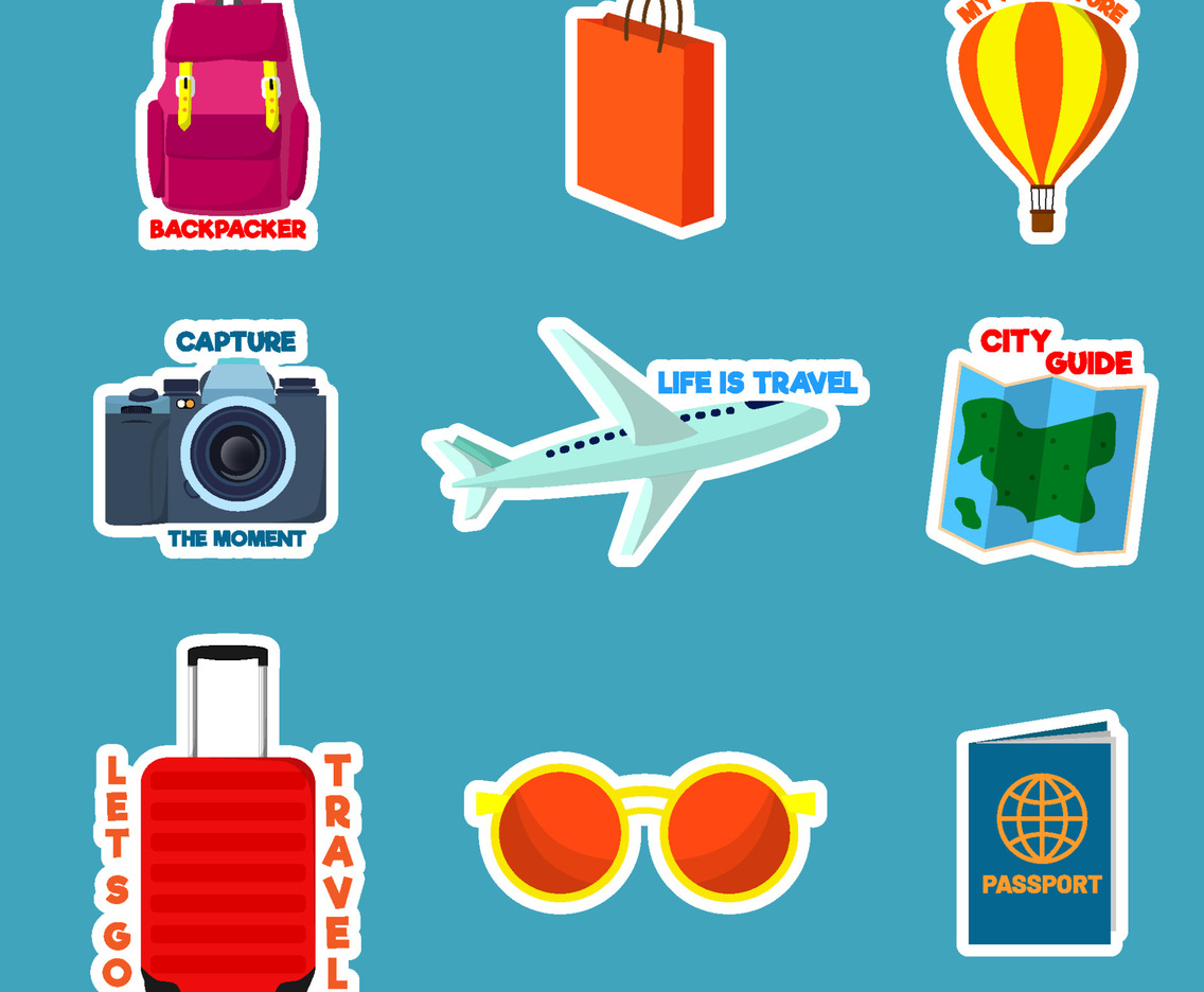 Travel Sticker Concept