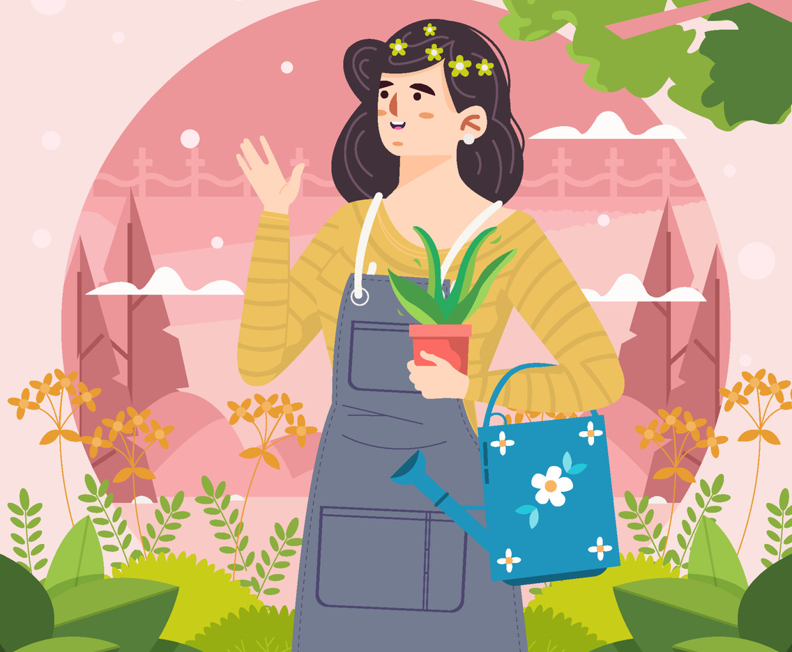 Gardener Ready To Work Concept
