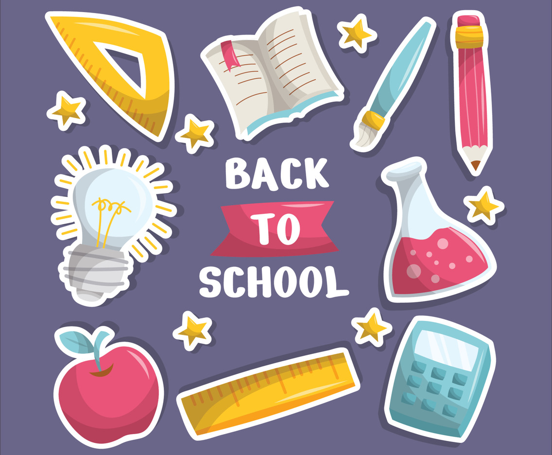 Back To School Doodle Sticker Collection