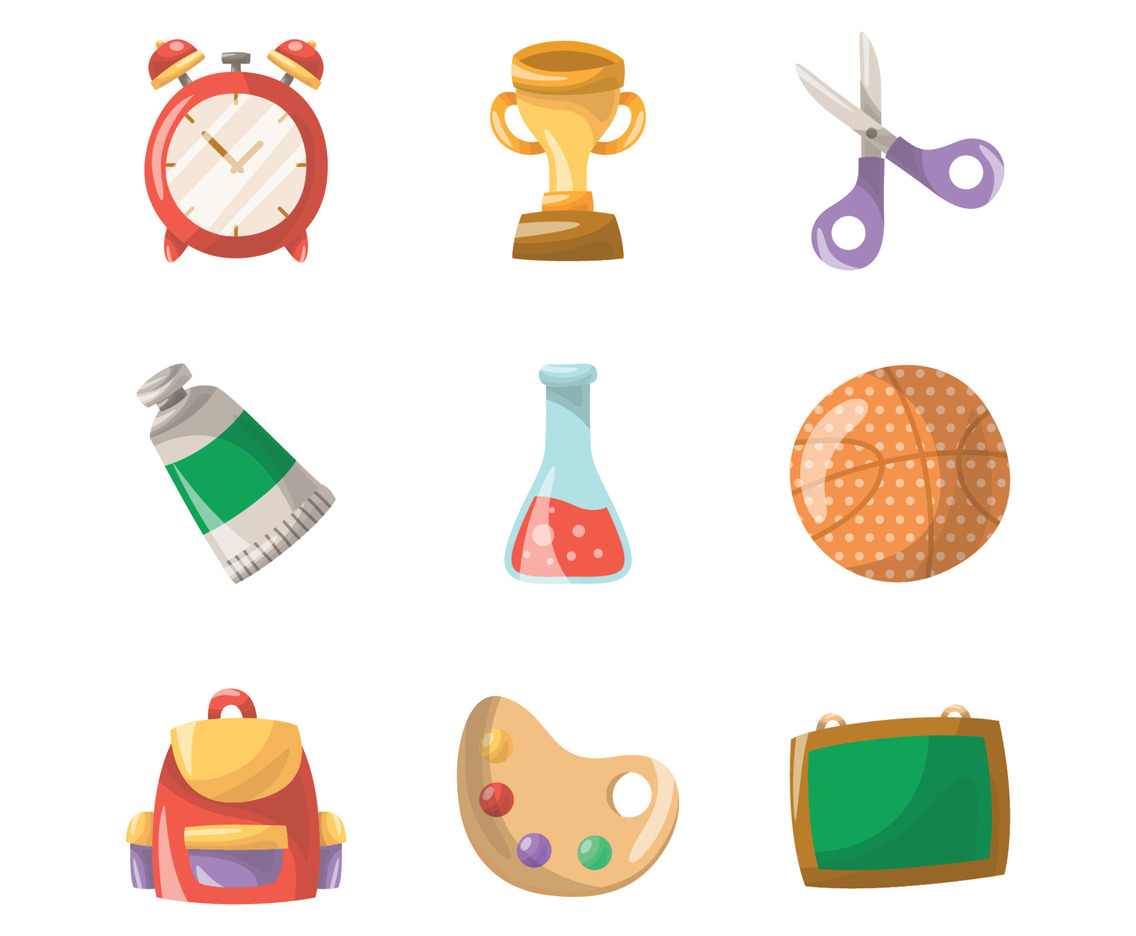 Back To School Doodle Icon Collection