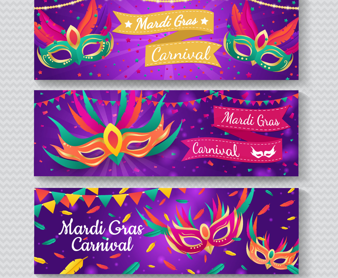 Collection of Mardi Gras Mask
