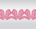 Pink Lace Vector